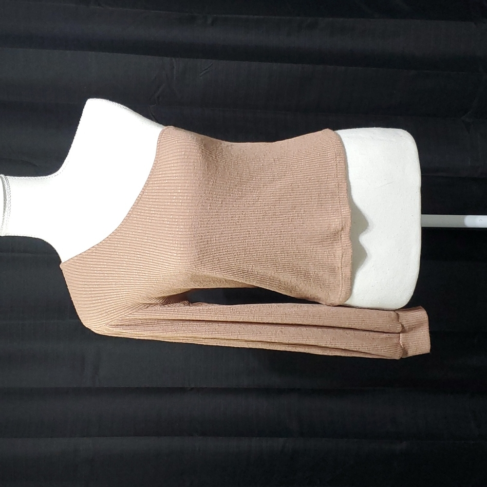 NWT Bohme one shoulder ribbed crop top